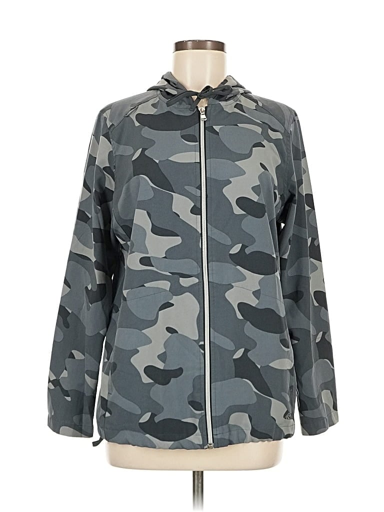 Pre-owned Assorted Brands Jacket In Gray