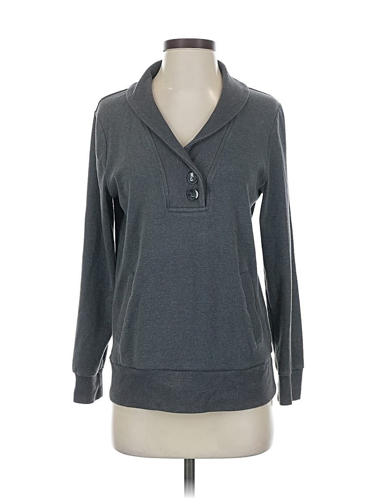 Pre-owned Banana Republic Pullover Sweater In Gray