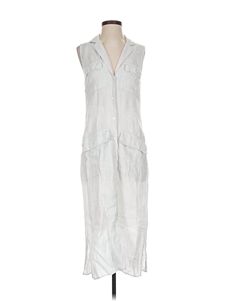 Pre-owned James Perse Casual Dress In White