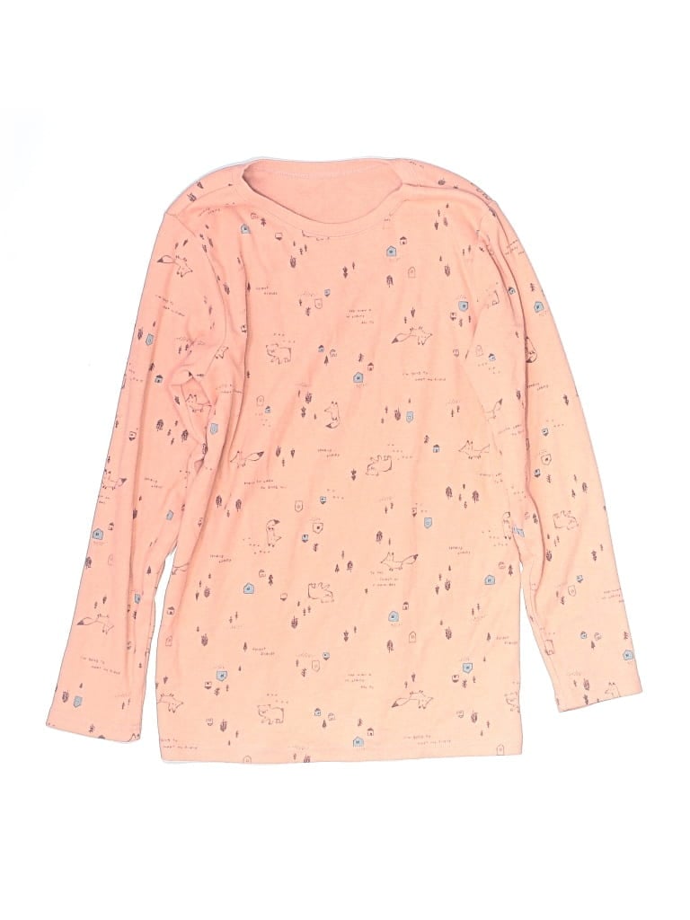 Pre-owned Assorted Brands Kids' Long Sleeve T-shirt In Pink
