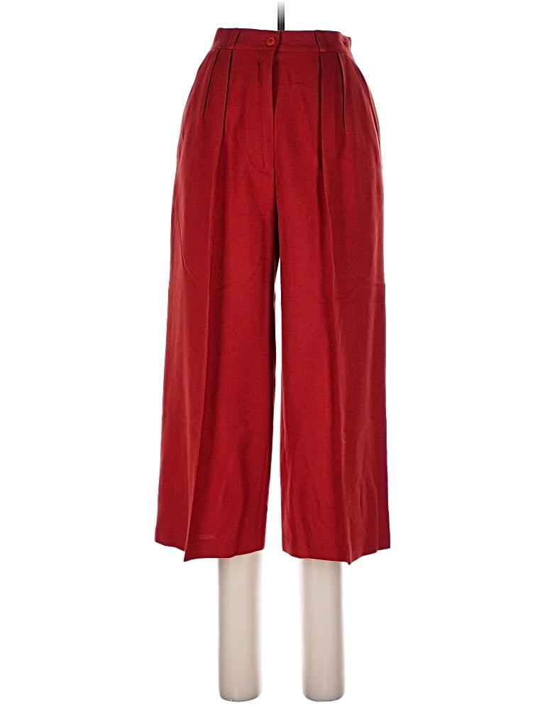 Pre-owned Alfred Sung Casual Pants In Red