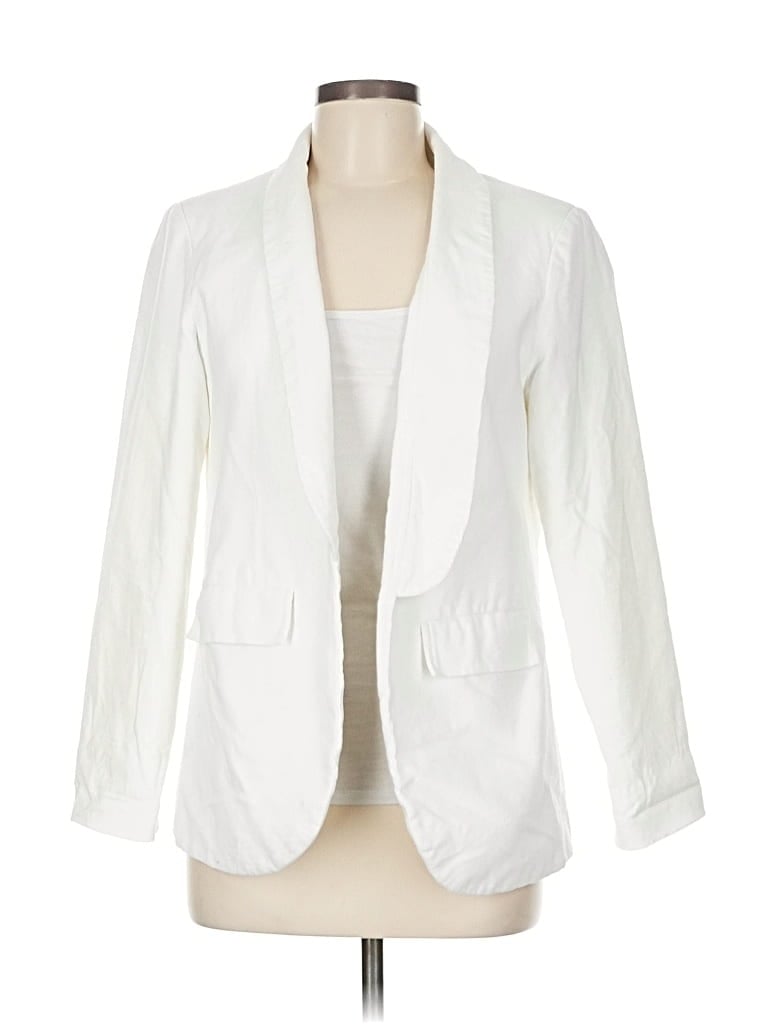 Pre-owned Unbranded Blazer Jacket In White