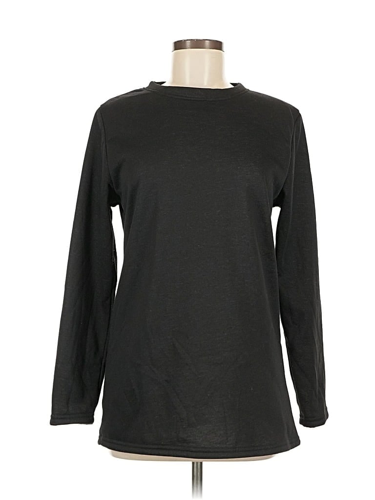 Pre-owned Unbranded Pullover Sweater In Black