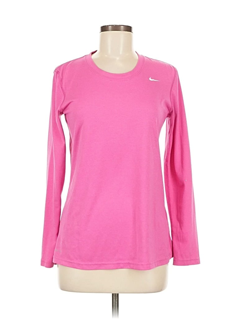 Pre-owned Nike Long Sleeve T-shirt In Pink