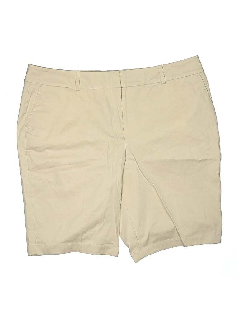 Pre-owned Ann Taylor Factory Khaki Shorts In Brown