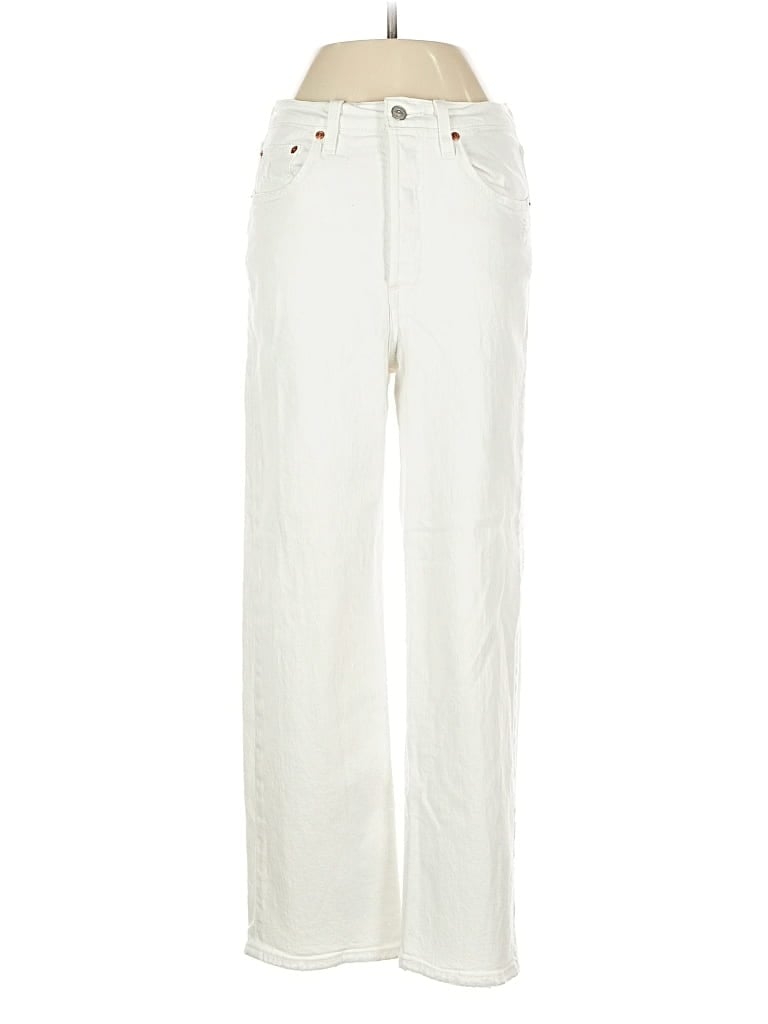 Pre-owned Levi's Jeans In White