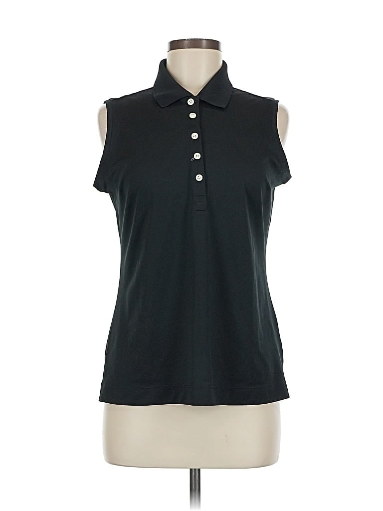 Pre-owned Nike Sleeveless Blouse In Black