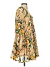 o.p.t 100% Polyester Floral Tan Cocktail Dress Size S - photo 4