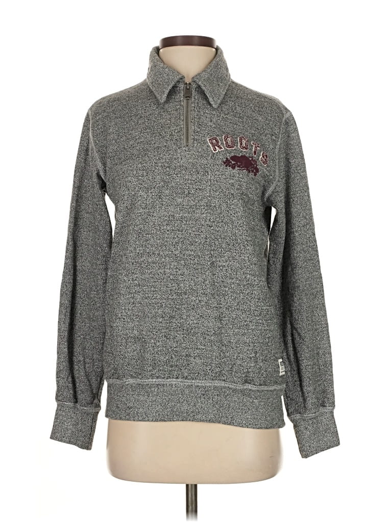 Click to view more detailed imagery on our partner's website Pre-owned Roots Pullover Sweater In Gray
