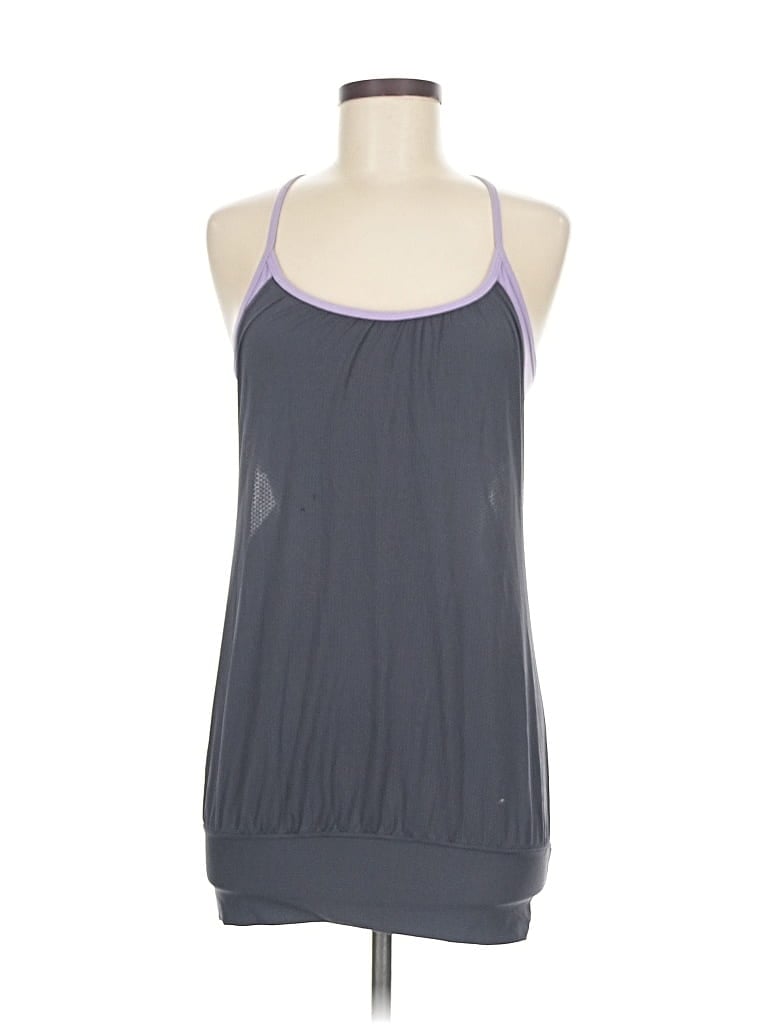 Pre-owned Lululemon Athletica Active Tank Top In Gray