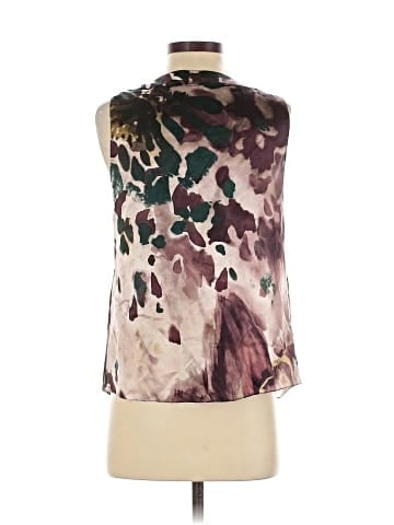 Elie Tahari Sleeveless Silk Top (view 2)