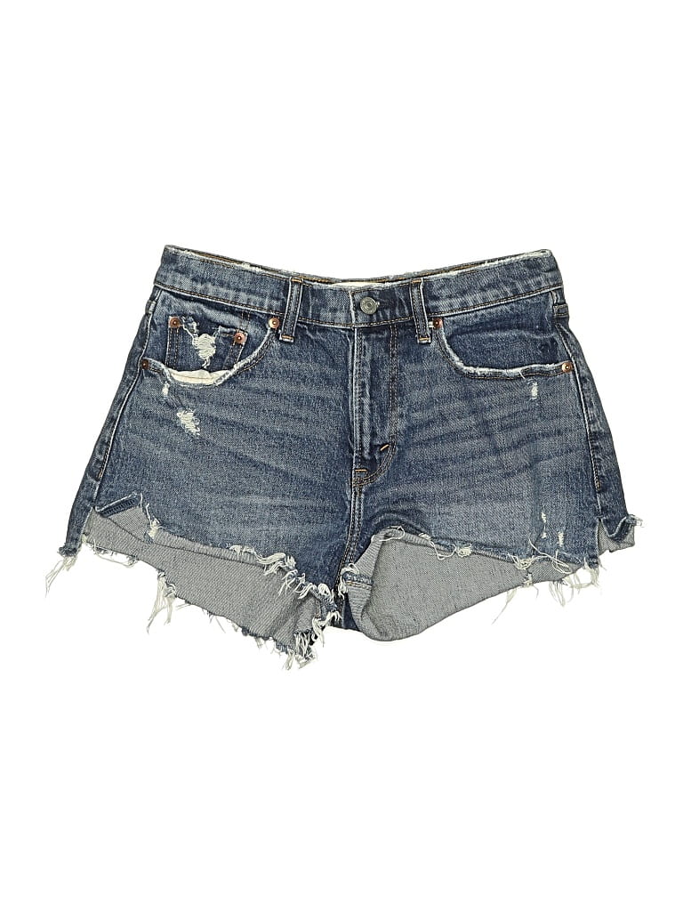 ABERCROMBIE & FITCH Pre-owned Denim Shorts In Blue