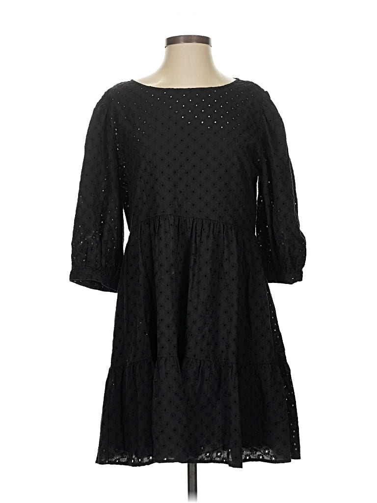 WAYF Pre-owned Casual Dress In Black