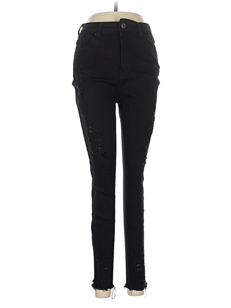 Pre-owned Wax Jean Jeggings In Black