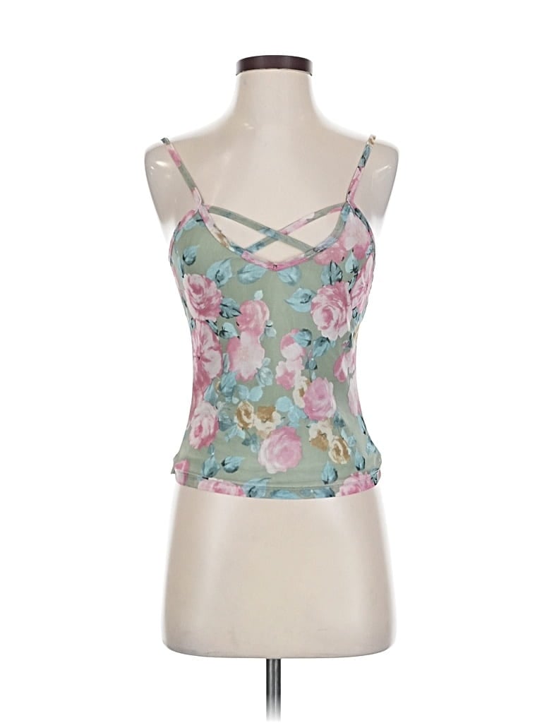 Pre-owned A'gaci Sleeveless Top Pink Sweetheart Neckline Tops