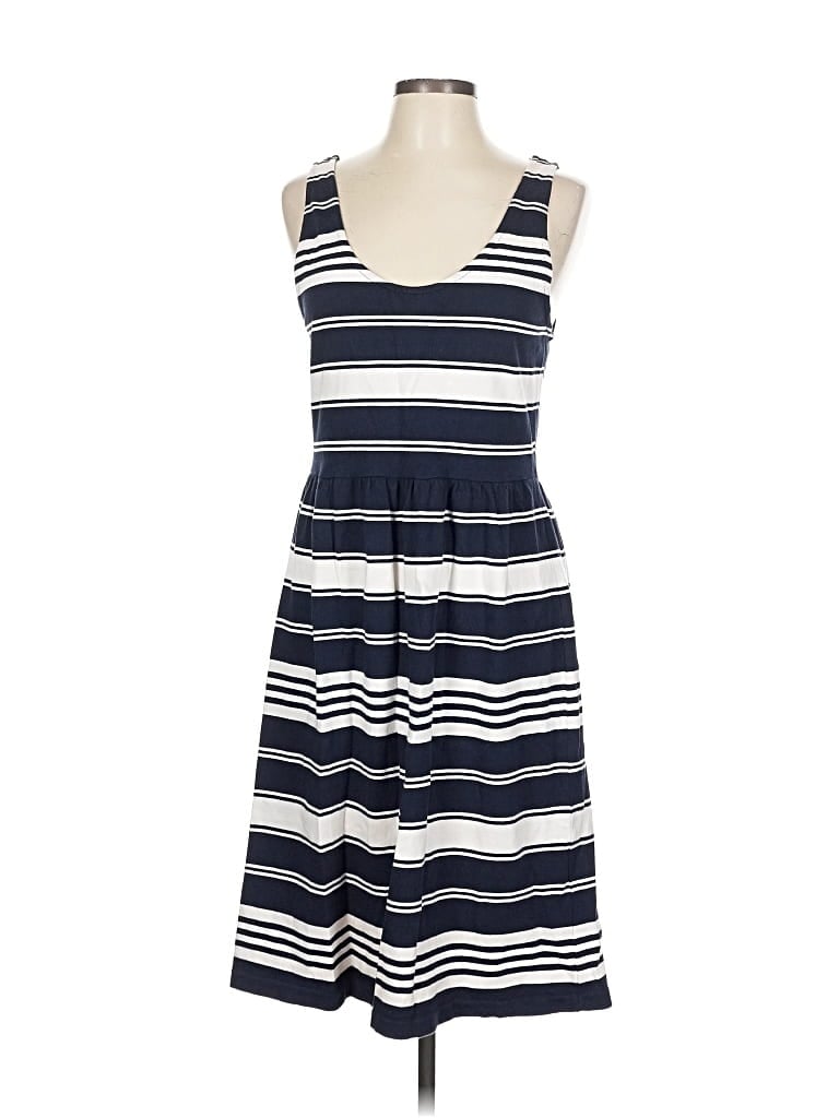 Pre-owned J.crew Factory Store Casual Dress In Blue