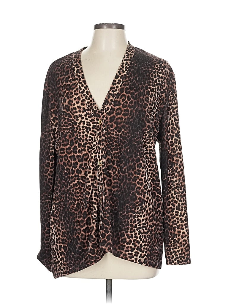 MICHAEL MICHAEL KORS Pre-owned Long Sleeve Blouse In Brown