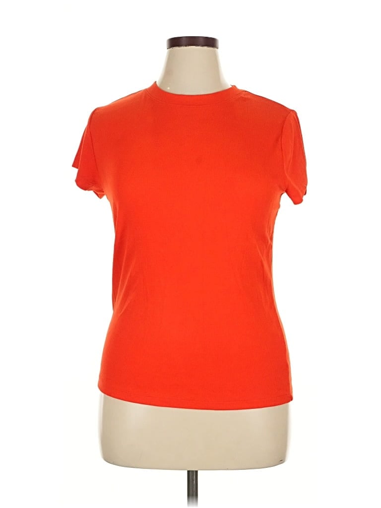 A NEW DAY Pre-owned Short Sleeve T-shirt In Orange