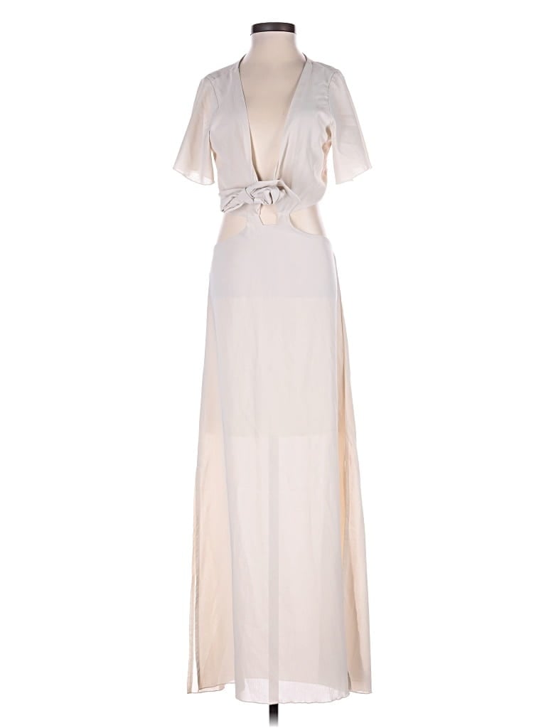 Pre-owned Shein Casual Dress In White