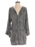 BCBGMAXAZRIA 100% Recycled Polyester Chevron-herringbone Gray Black Romper Size S - photo 1
