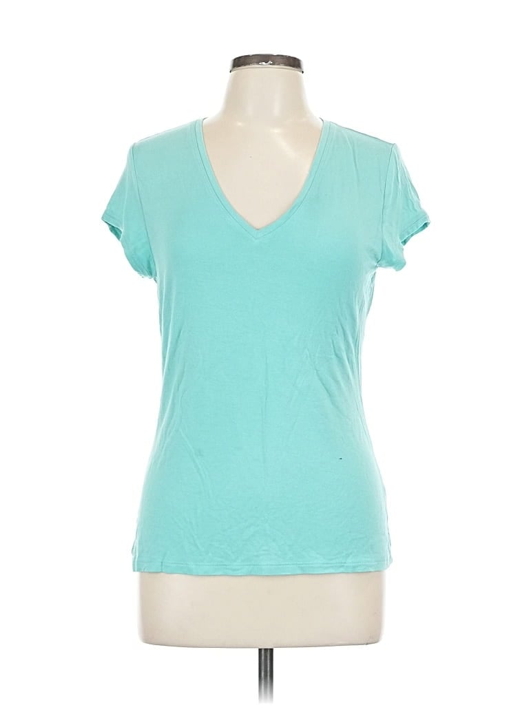 TAHARI Pre-owned Short Sleeve T-shirt In Blue
