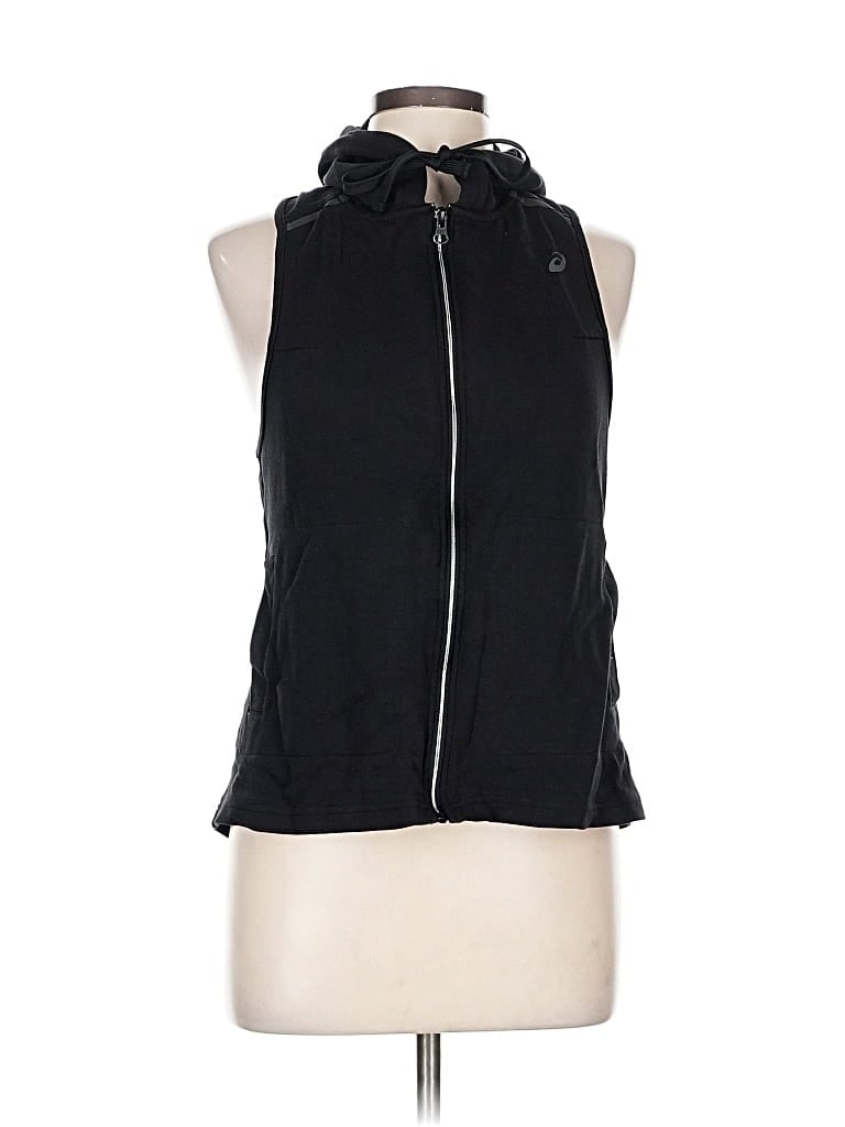 Pre-owned Asics Vest In Black
