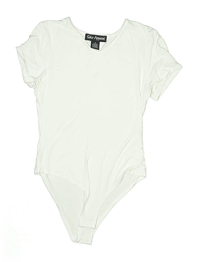 Pre-owned Soho Apparel Ltd Bodysuit In White