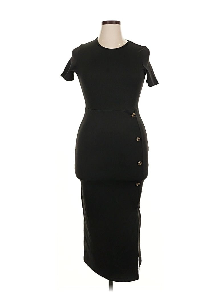 Pre-owned Assorted Brands Casual Dress In Black