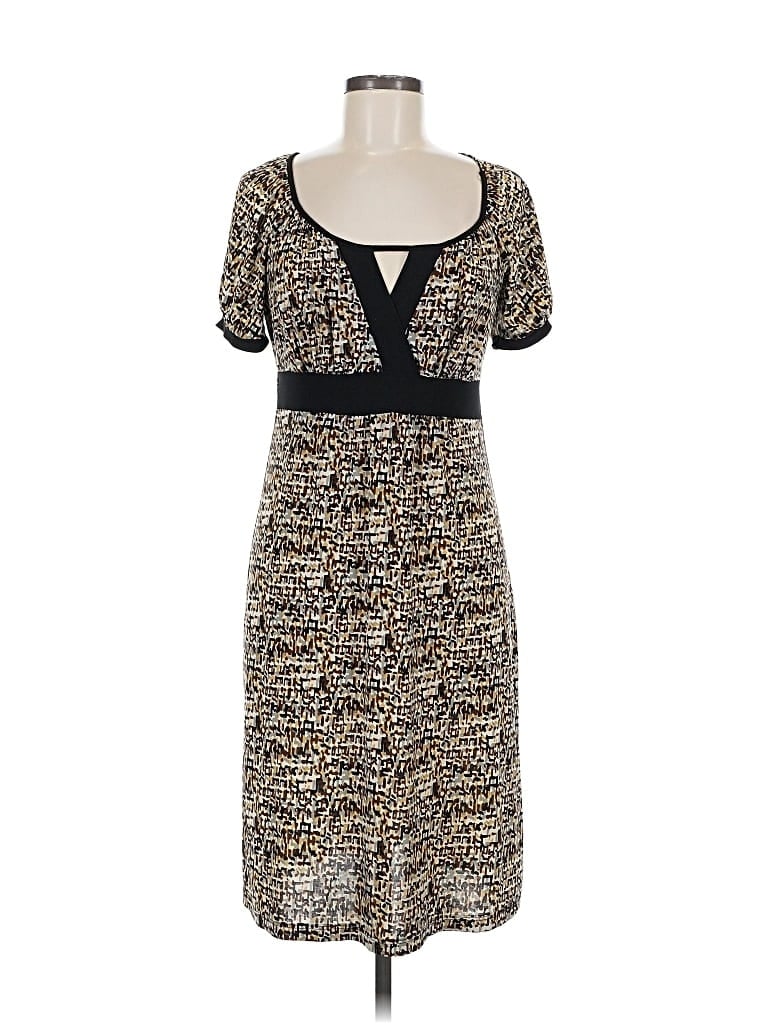 Pre-owned Perseption Casual Dress In Black