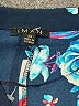 IMAN 100% Polyester Floral Blue 3/4 Sleeve Blouse Size XS - photo 7