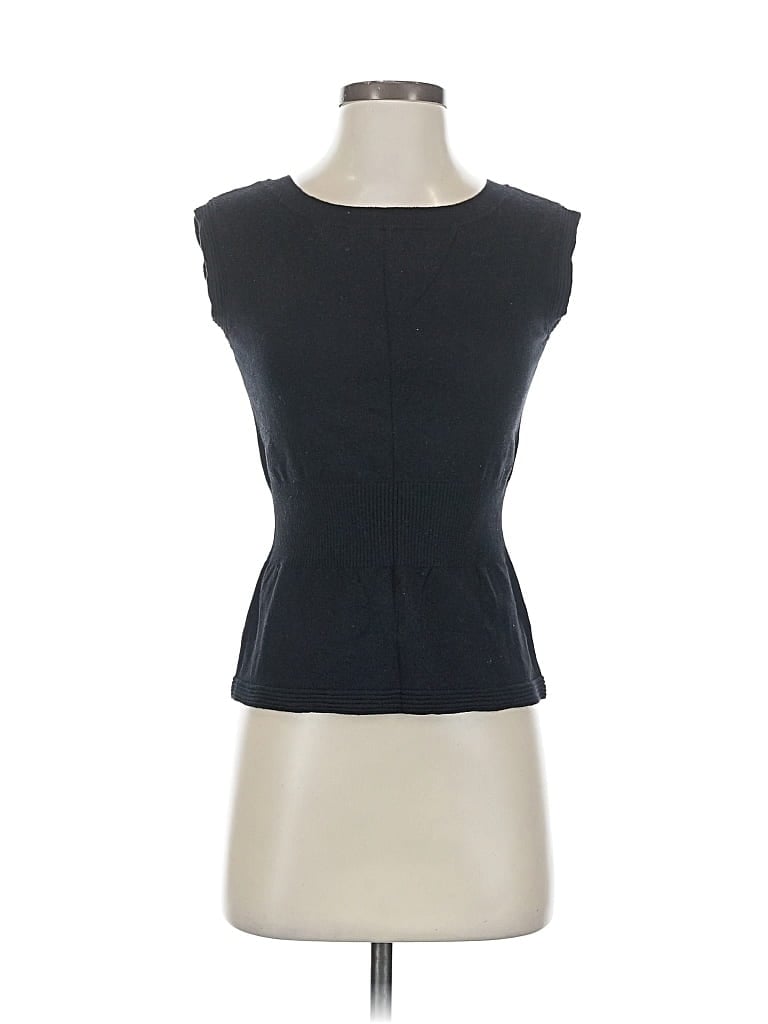 Pre-owned Ann Taylor Factory Cardigan Sweater In Black