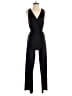 Bebe 100% Polyester Solid Black Jumpsuit Size 0 - photo 1
