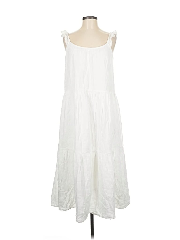 Pre-owned Rails Casual Dress In White
