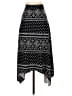 Unbranded Paisley Black Casual Skirt Size 1 - photo 1
