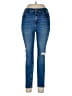 Zara Hearts Blue Jeans Size 31 waist - photo 1