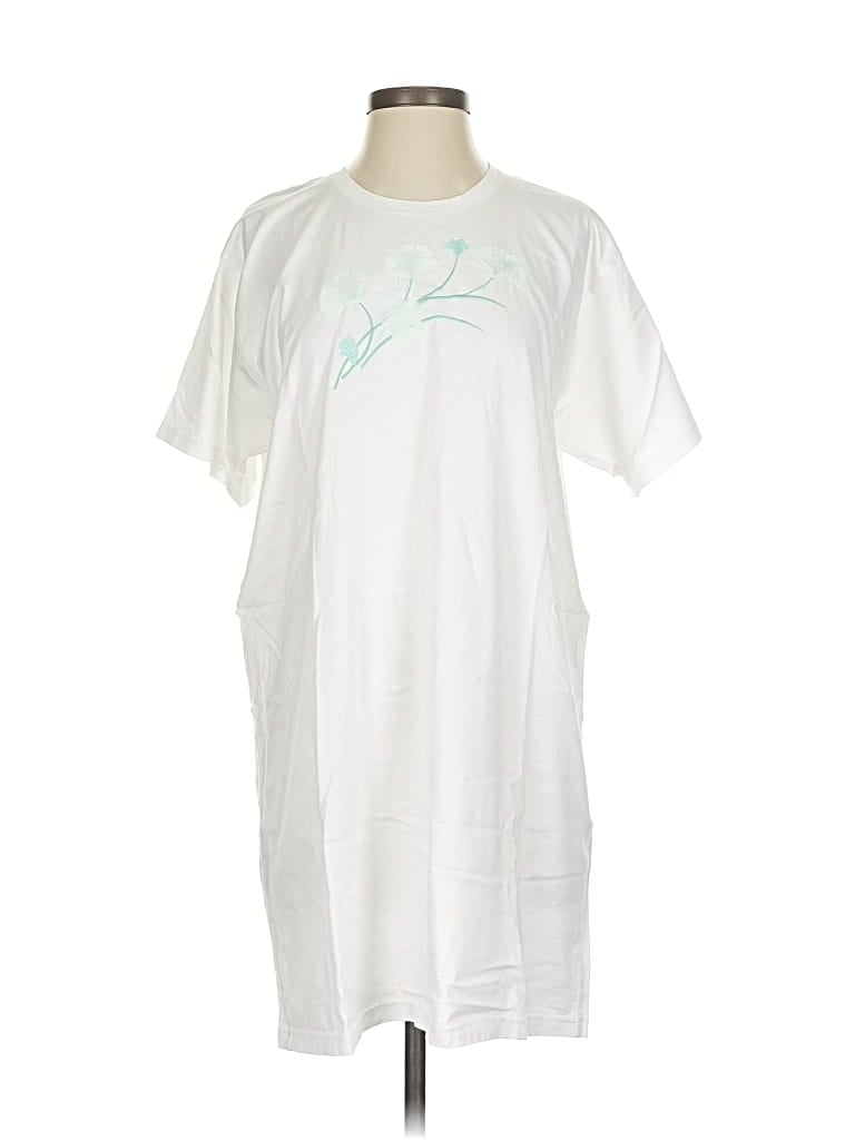 Pre-owned Assorted Brands Casual Dress In White