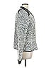 Chico's Print Silver Jacket Size Lg (2) - photo 4