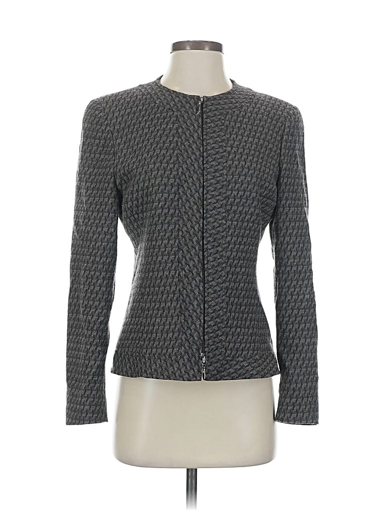 Pre-owned Santorelli Blazer Jacket In Gray