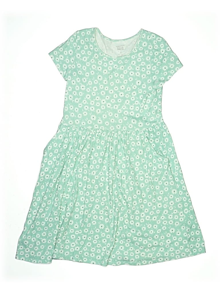 Pre-owned Jumping Beans Kids' Dress In Green