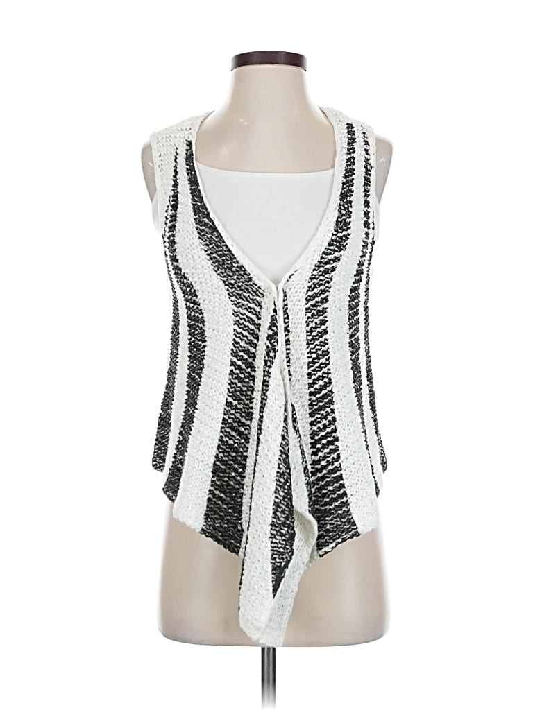 Pre-owned Alberto Makali Cardigan Sweater In White