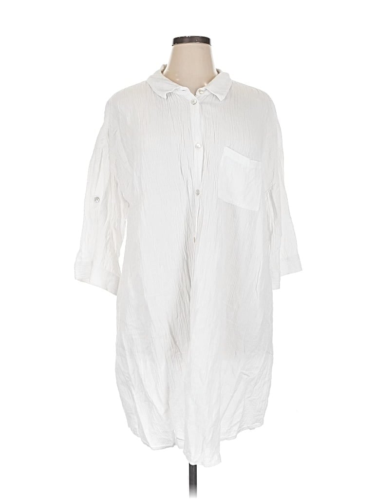 Pre-owned Soft Surroundings Casual Dress In White