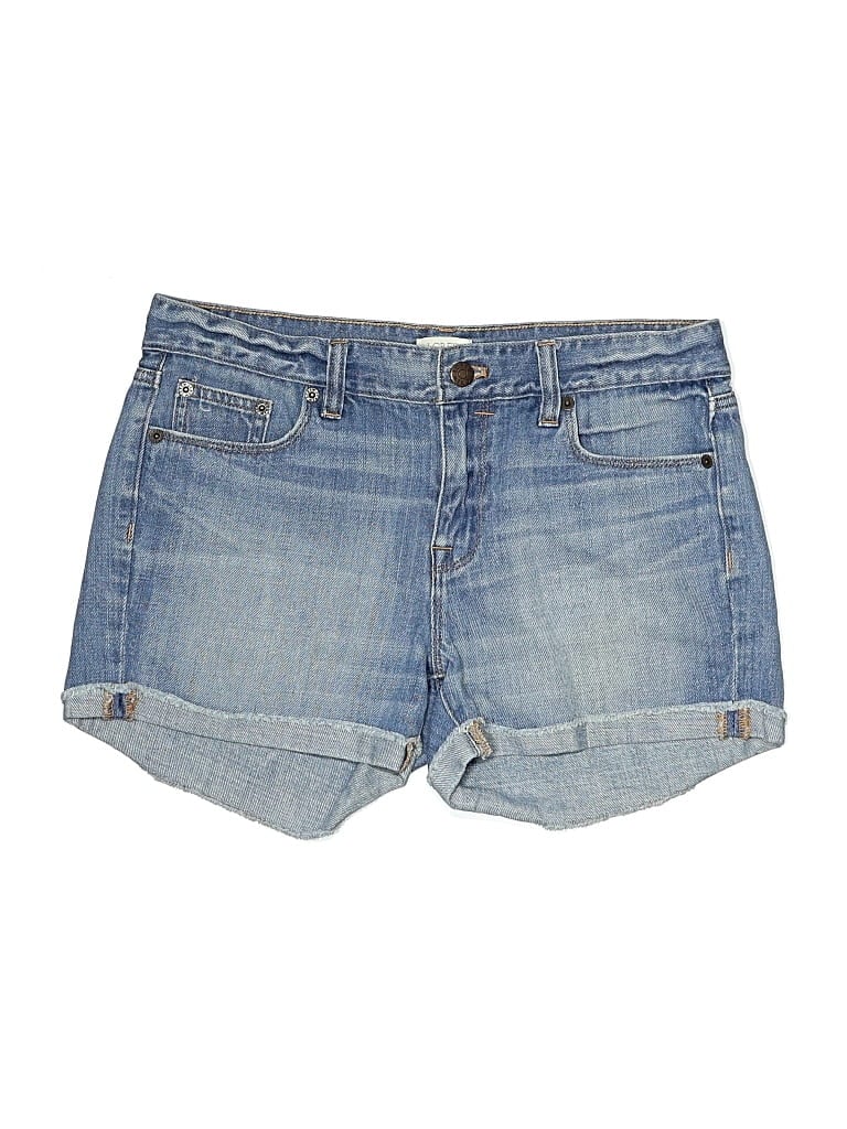 Pre-owned J.crew Factory Store Denim Shorts In Blue