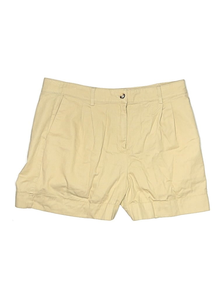 Pre-owned J.crew Factory Store Khaki Shorts In Yellow