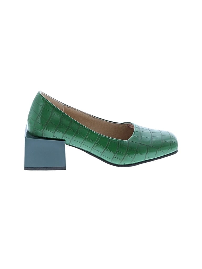 Pre-owned Unbranded Heels In Green