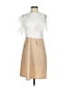 Plains & Prints 100% Polyester Ivory Cocktail Dress Size 4 - photo 1
