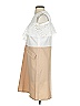 Plains & Prints 100% Polyester Ivory Cocktail Dress Size 4 - photo 5