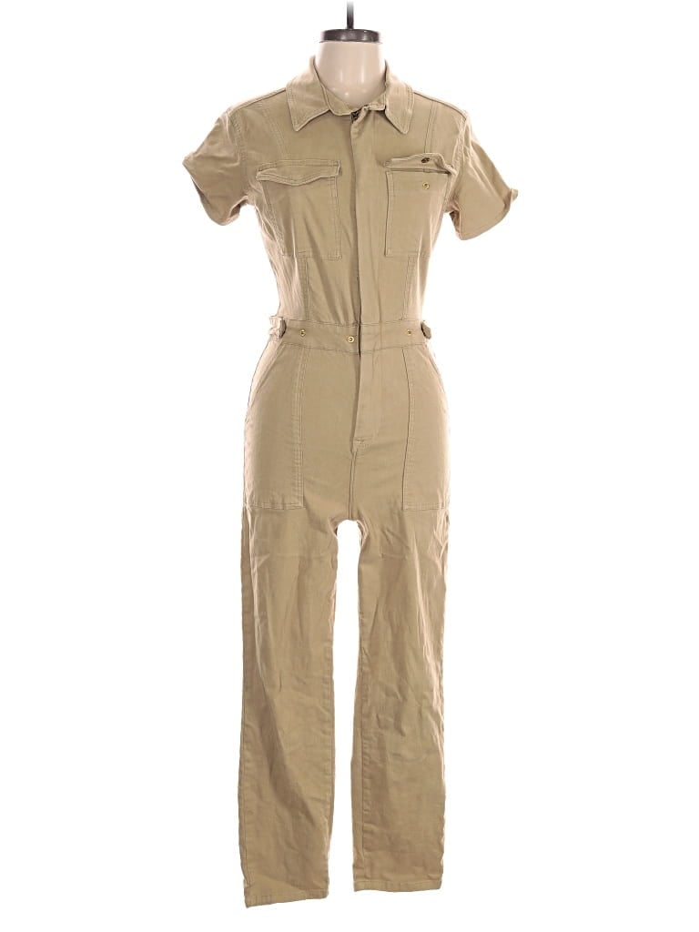 Pre-owned Good American Jumpsuit In Brown