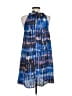 BB Dakota 100% Polyester Tie-dye Blue Cocktail Dress Size XS - photo 2