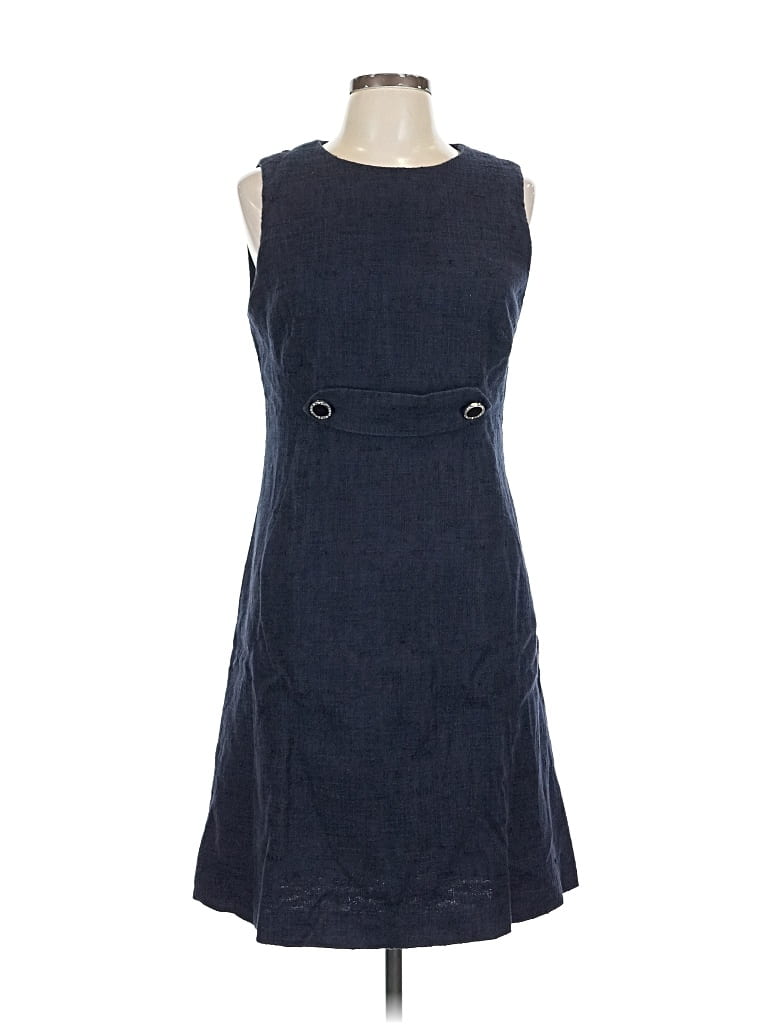 Pre-owned Tory Burch Casual Dress In Blue