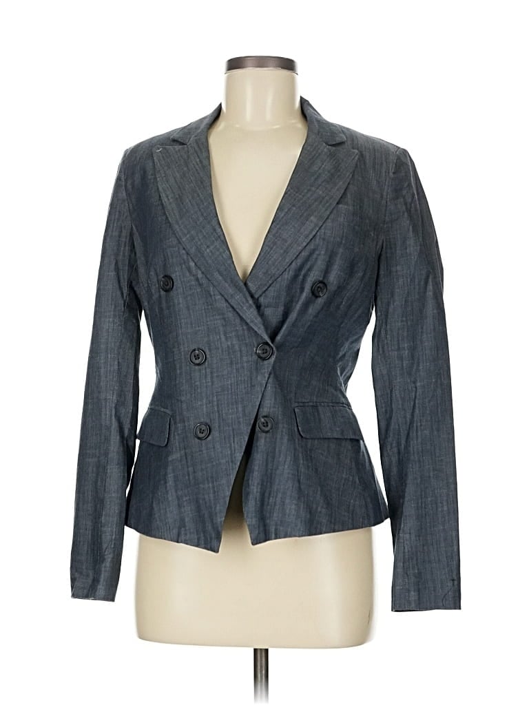 Pre-owned Banana Republic Factory Store Blazer Jacket In Gray